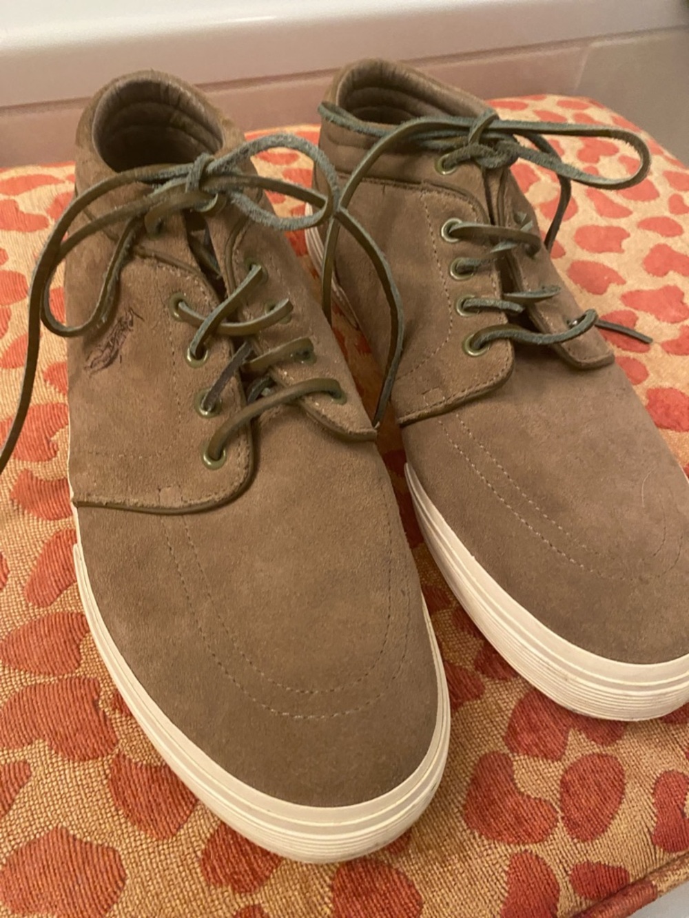 Ralph Lauren Polo Men's Suede Chukka Sneakers - Brown
